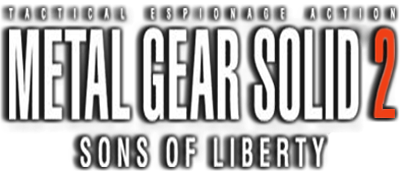 Metal Gear Solid 2 Substance title screen for Playstation 2